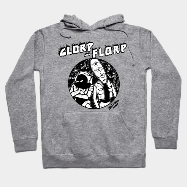 Glorp and Florp Cosmic Mean-Mug 2 Hoodie by Mind Reaper